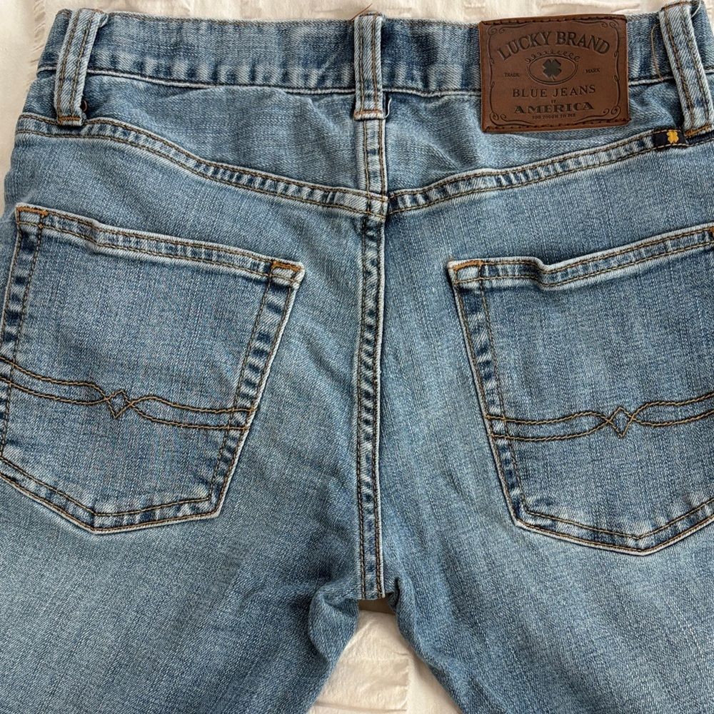 Mens Lucky Brand Light Blue Denim Pants - Picture 5 of 6